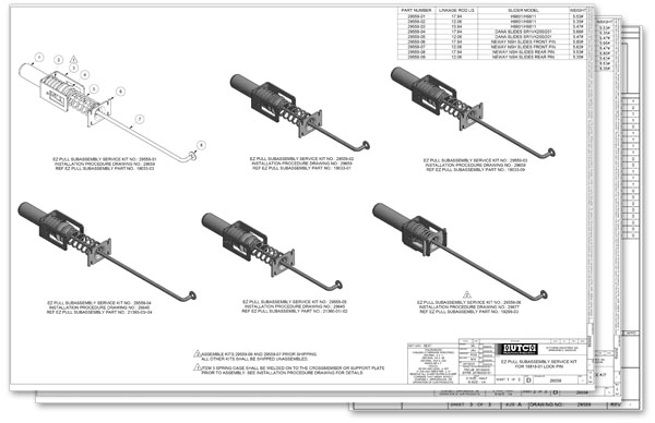 EZ Pull Sub Assembly 29559