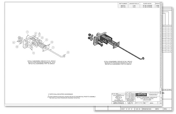 Hutchens Industries EZ Pull Sub-Assembly 29574